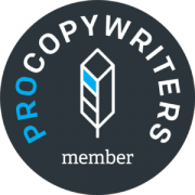 Pro Member of ProCopywriters - The Alliance of Commercial Writers, UK